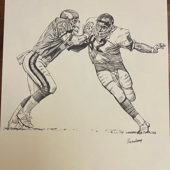 1981 Shell Oil Chicago Bears Posters Payton Page Harper Fencik Evans Baschnagel - Picture 7 of 7